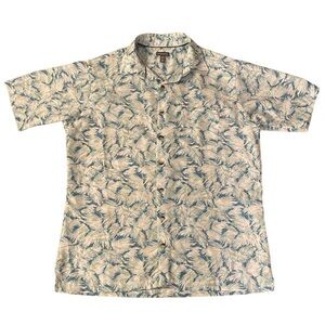 Van Heusen Hawaiian Tropical Shirt Men's LT/GL (16 1/2- 17) Short Sleeve